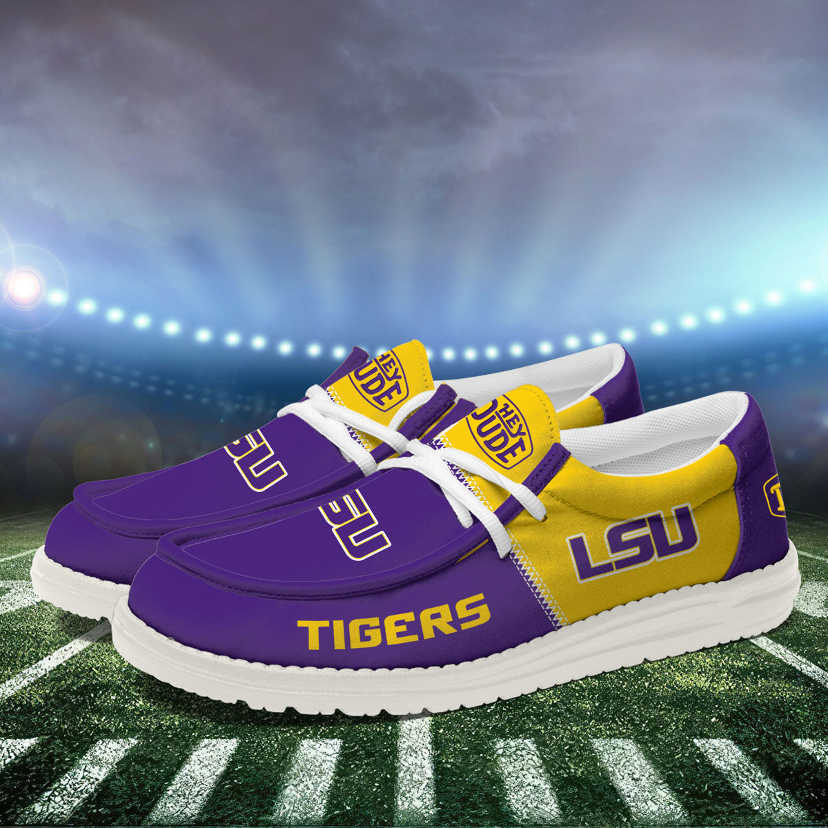 LSU Tigers Lace Up Loafers 2026