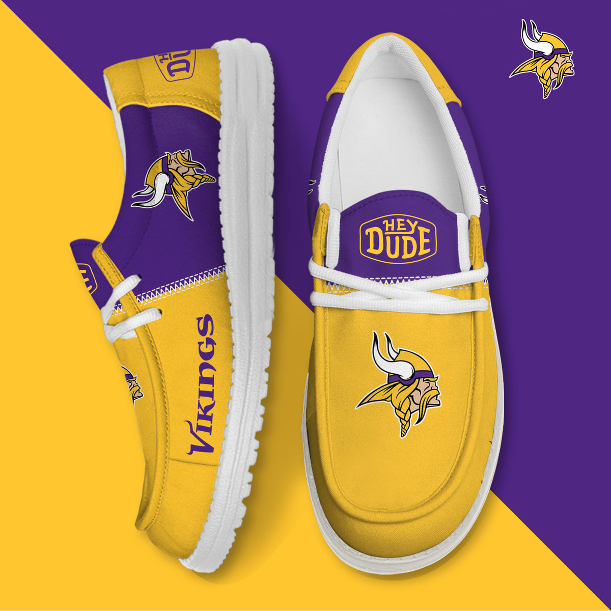 Minnesota Vikings Lace Up Loafers 2026