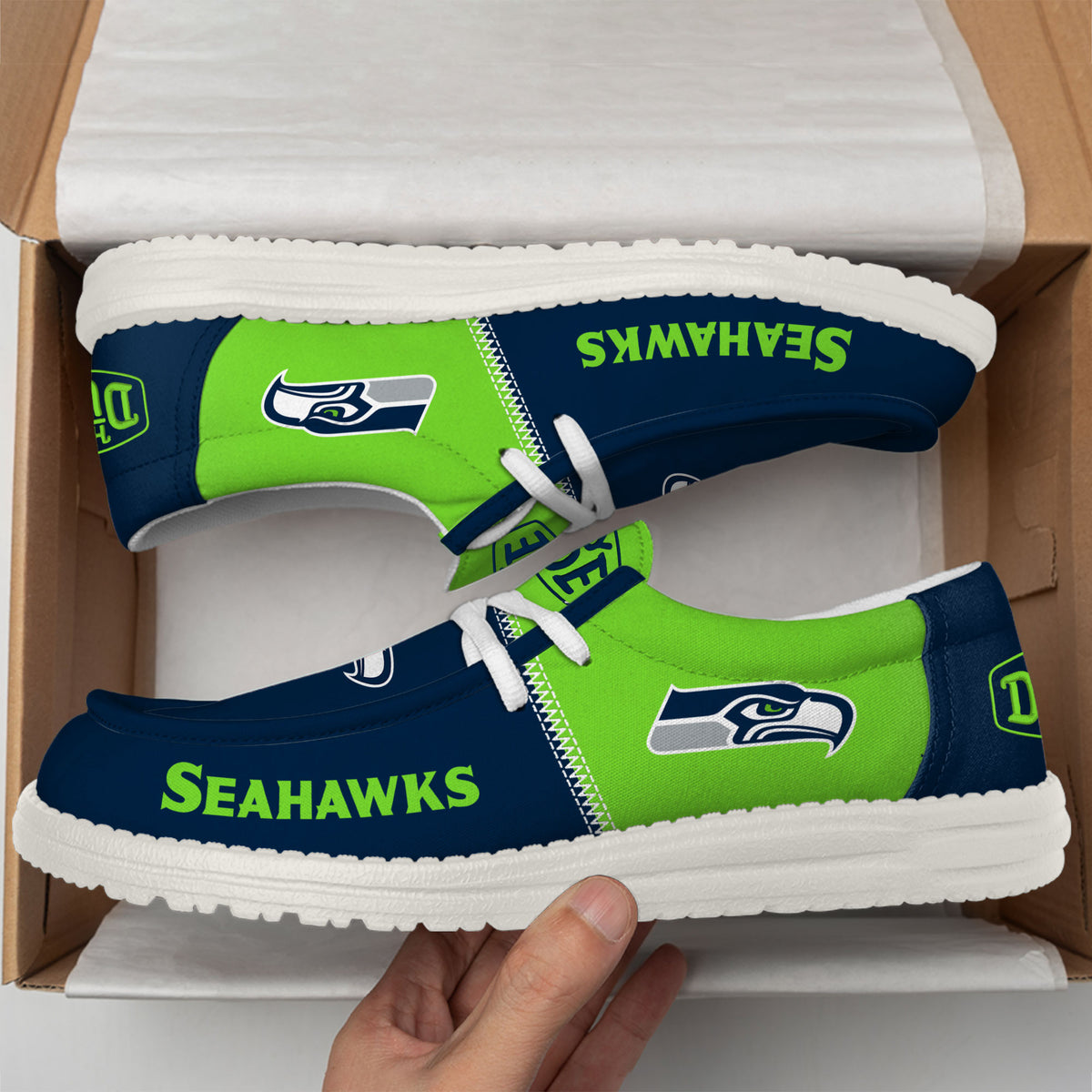 Seattle Seahawks Lace Up Loafers 2026