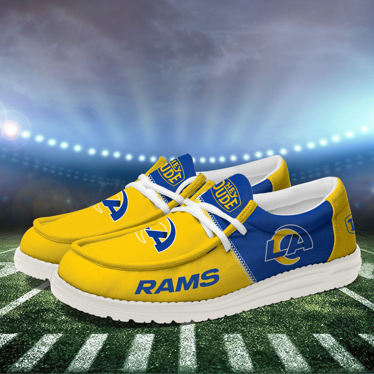 Los Angeles Rams Lace Up Loafers 2026