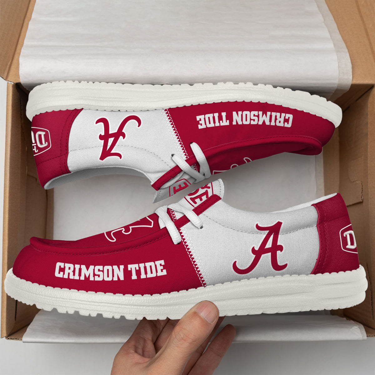 Alabama Crimson Tide Lace Up Loafers 2026