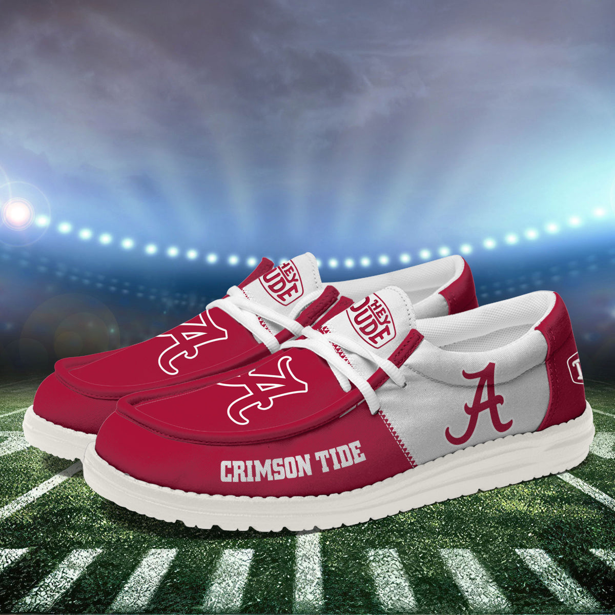 Alabama Crimson Tide Lace Up Loafers 2026