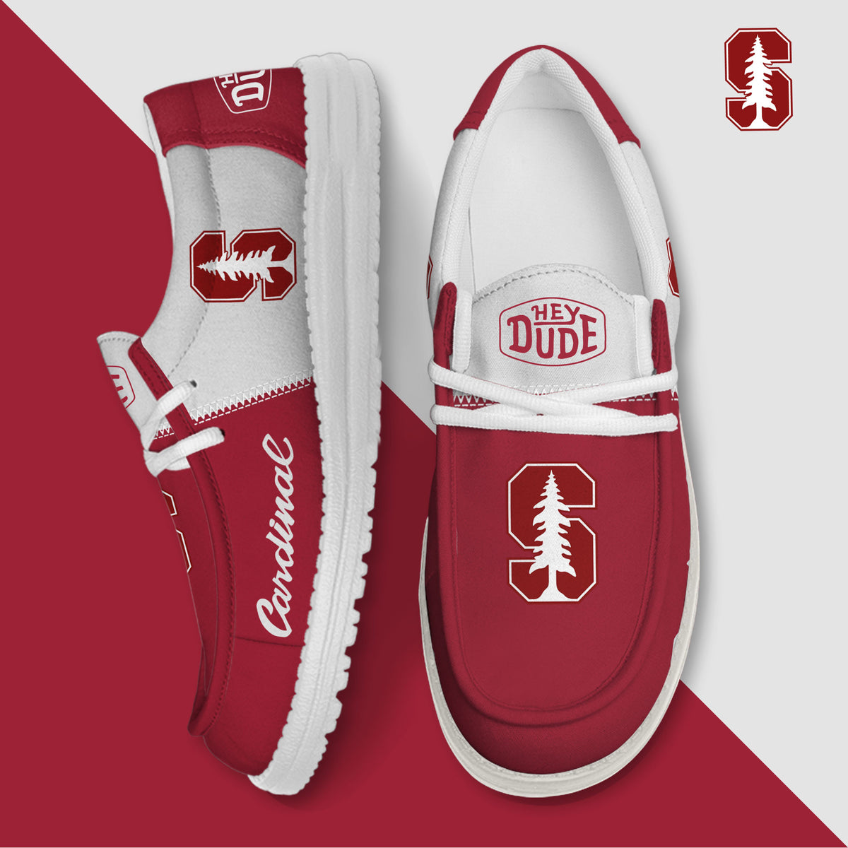 Stanford Cardinal Lace Up Loafers 2026
