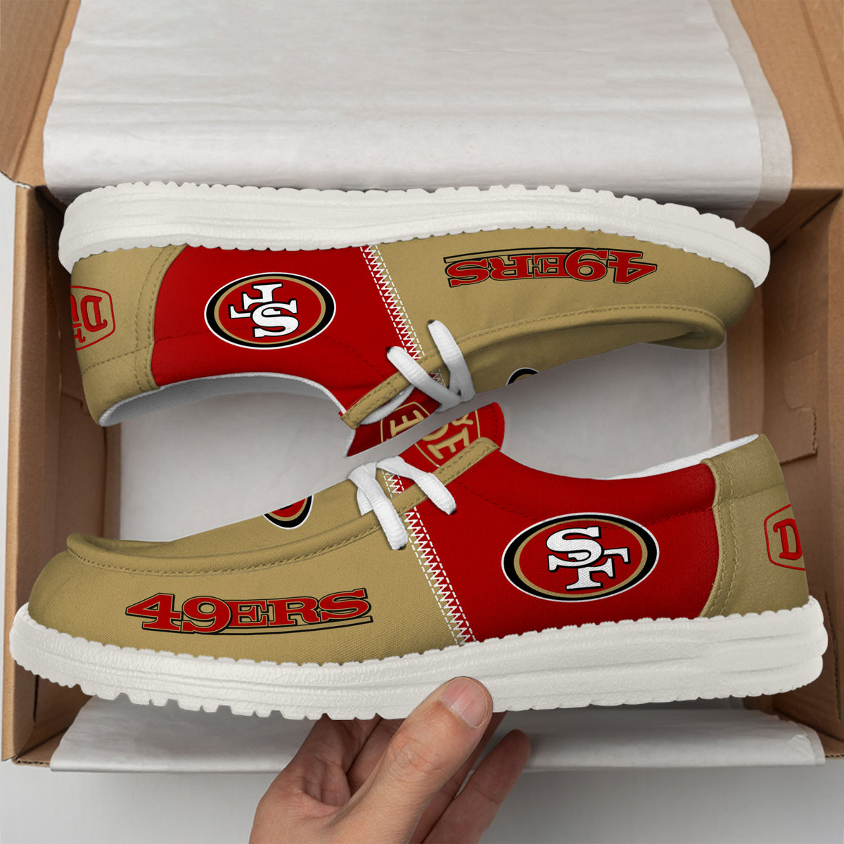 San Francisco 49ers Lace Up Loafers 2026
