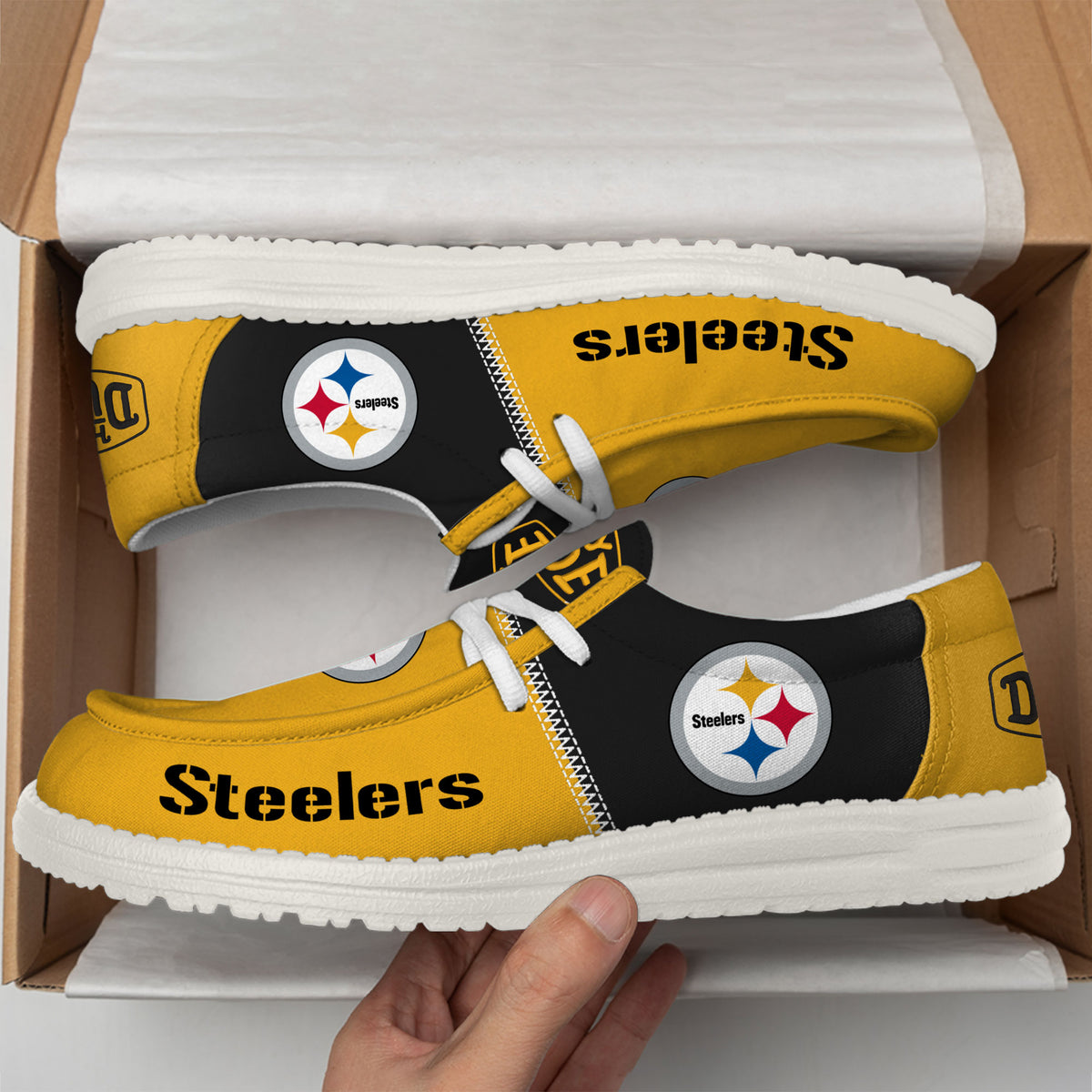 Pittsburgh Steelers Lace Up Loafers 2026