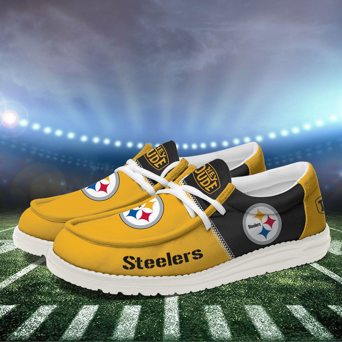 Pittsburgh Steelers Lace Up Loafers 2026