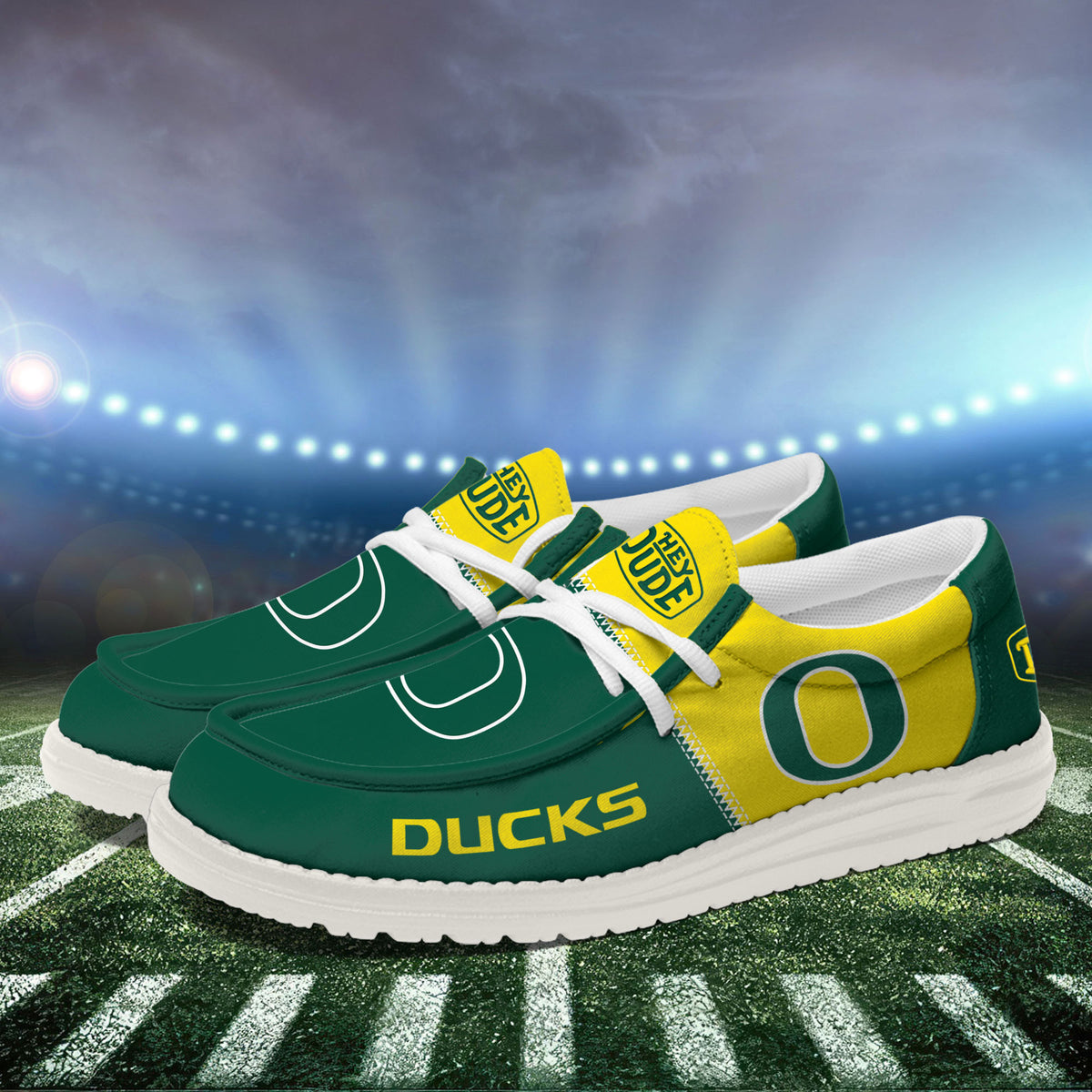 Oregon Ducks Lace Up Loafers 2026