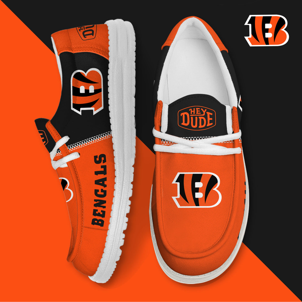 Cincinnati Bengals Lace Up Loafers 2026