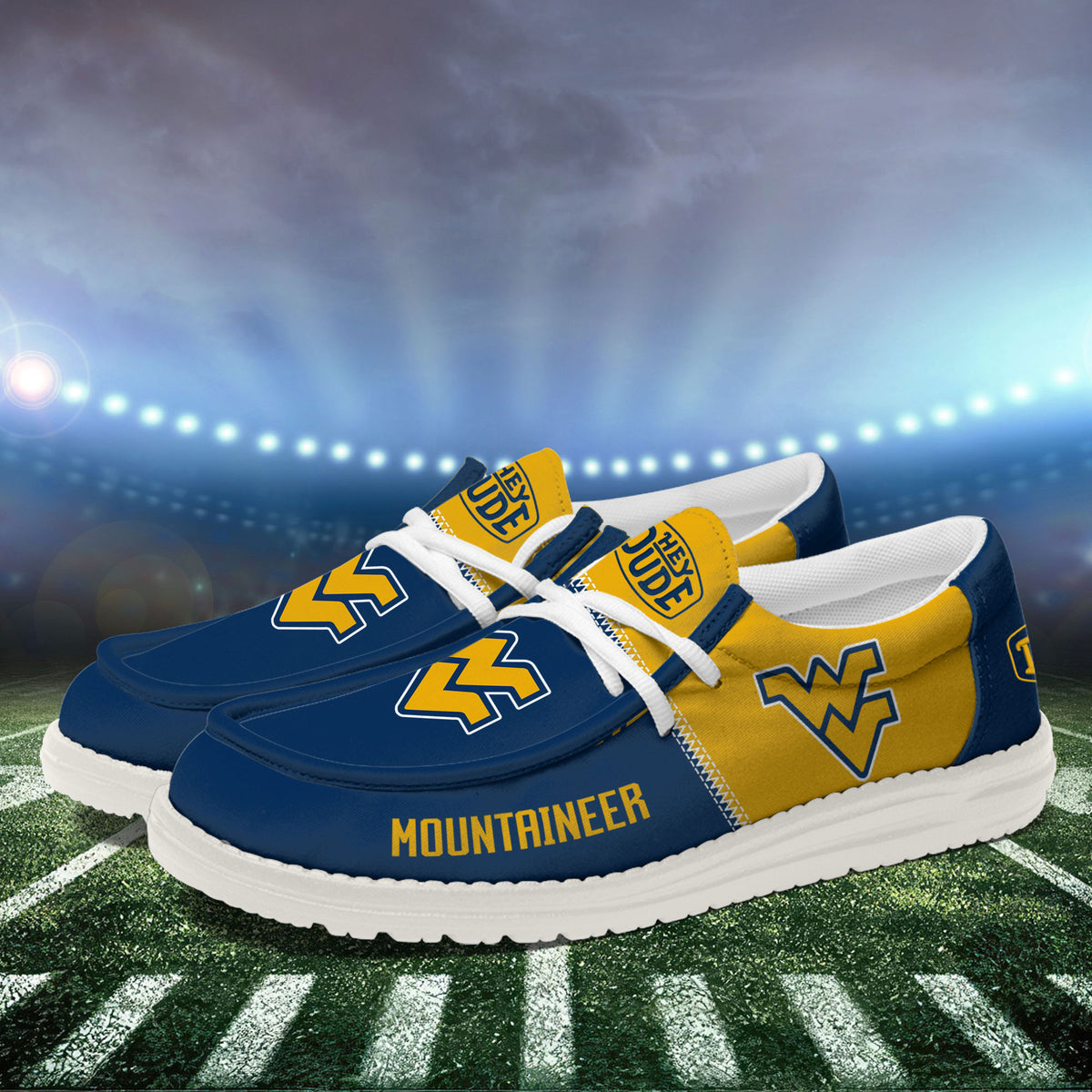 West Virginia Mountaineers Lace Up Loafers 2026