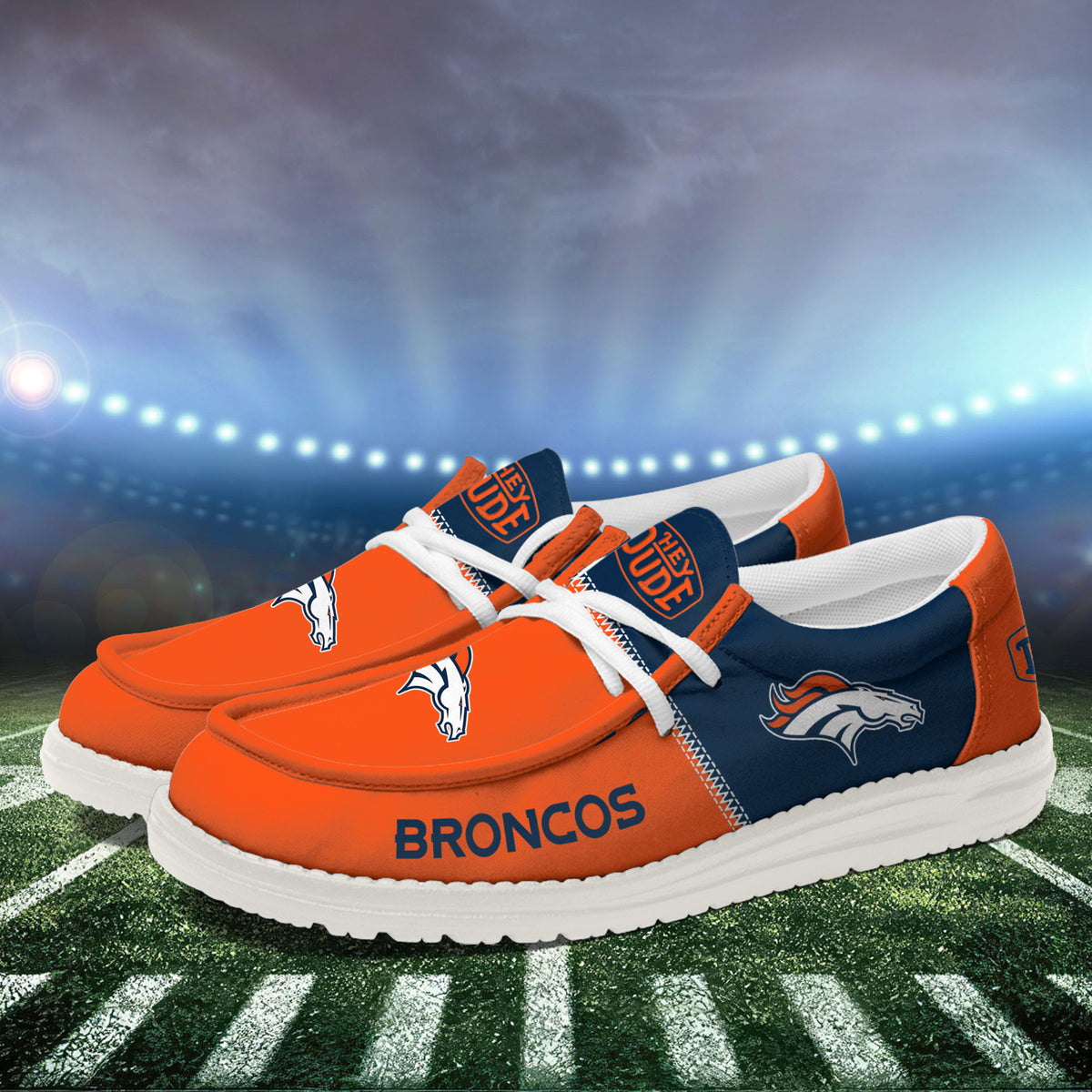 Denver Broncos Lace Up Loafers 2026