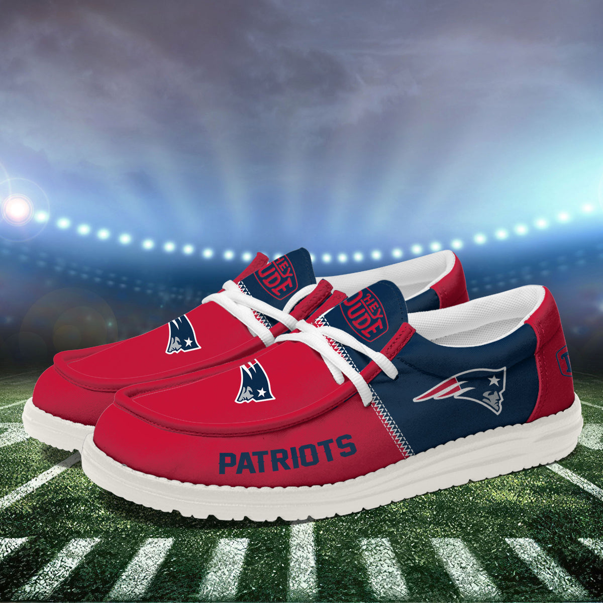 New England Patriots Lace Up Loafers 2026