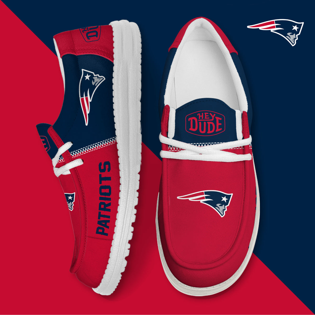 New England Patriots Lace Up Loafers 2026