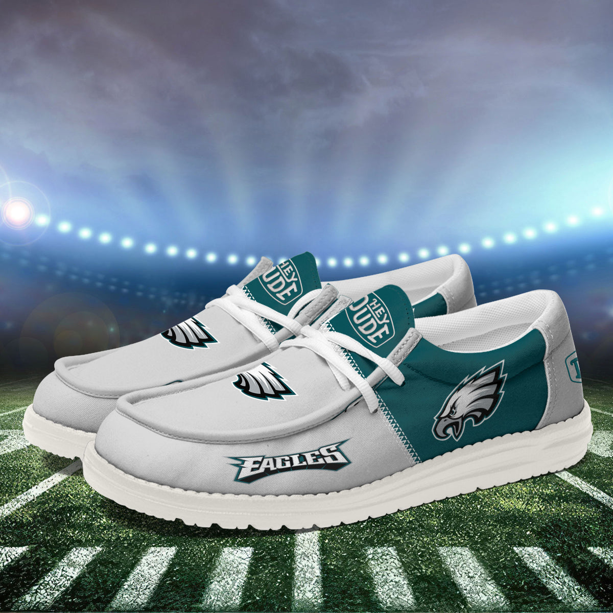 Philadelphia Eagles Lace Up Loafers 2026
