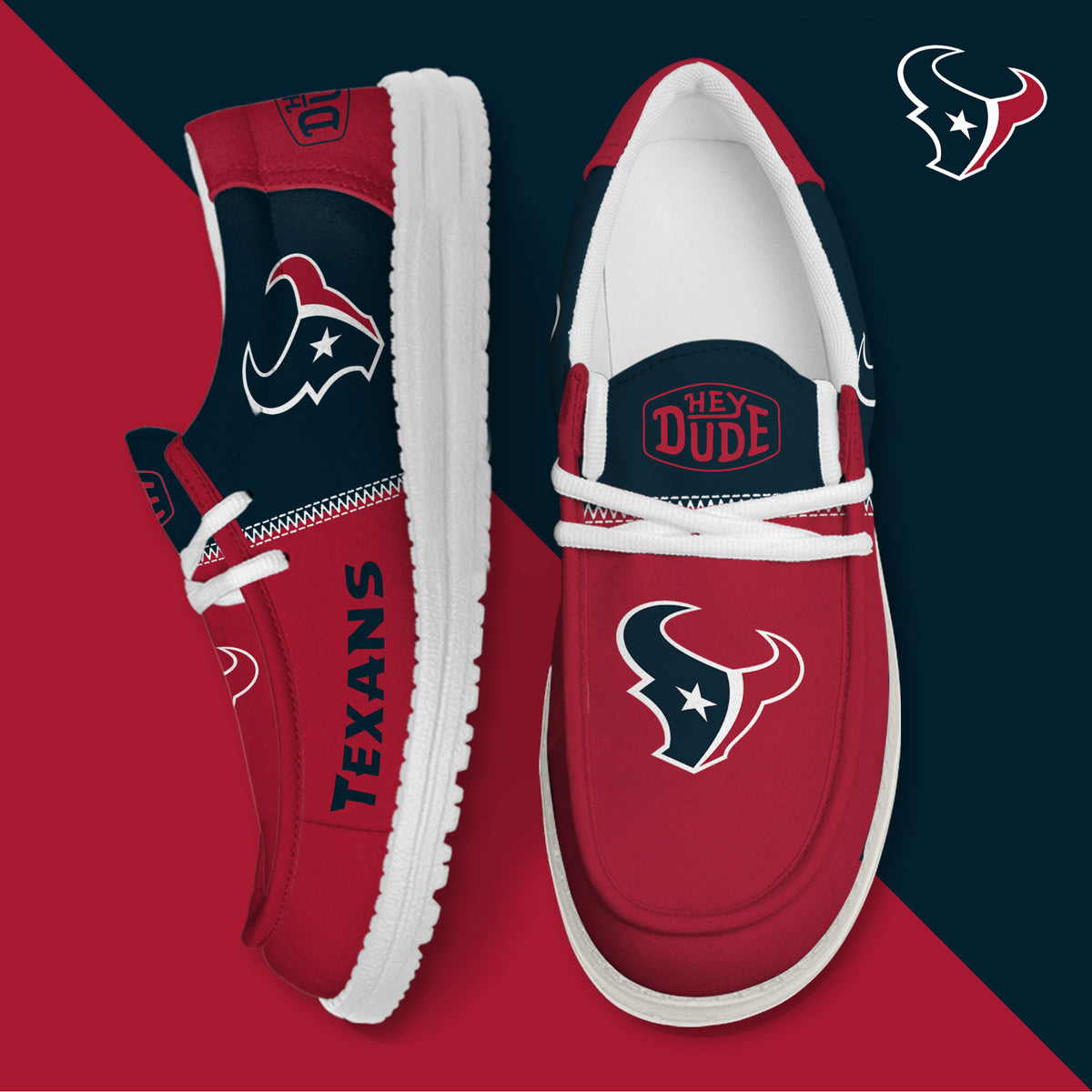 Houston Texans Lace Up Loafers 2026