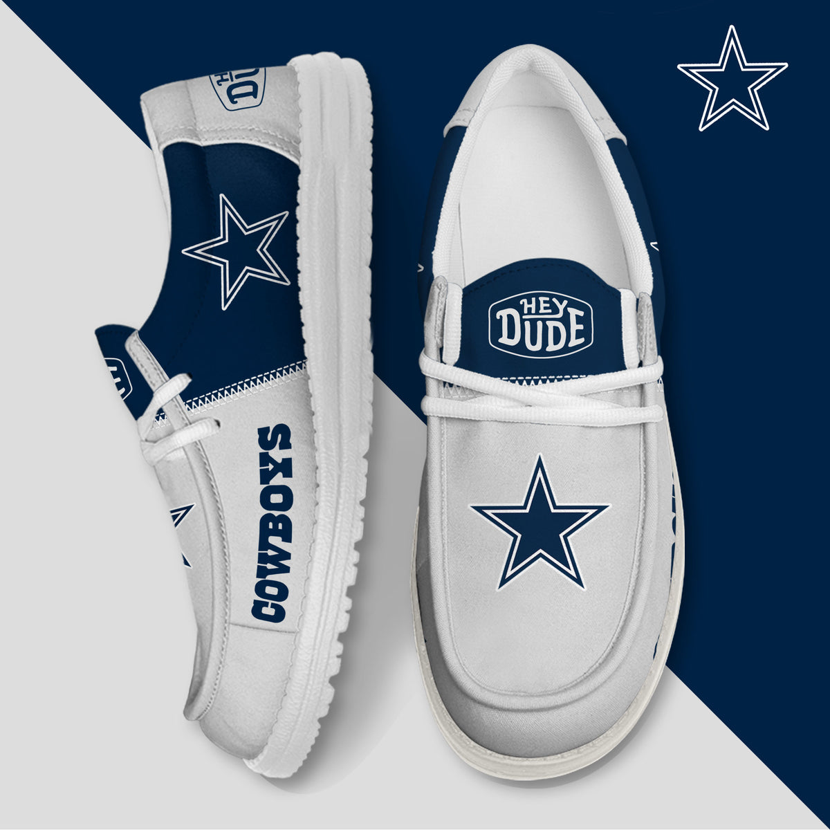 Dallas Cowboys Lace Up Loafers 2026