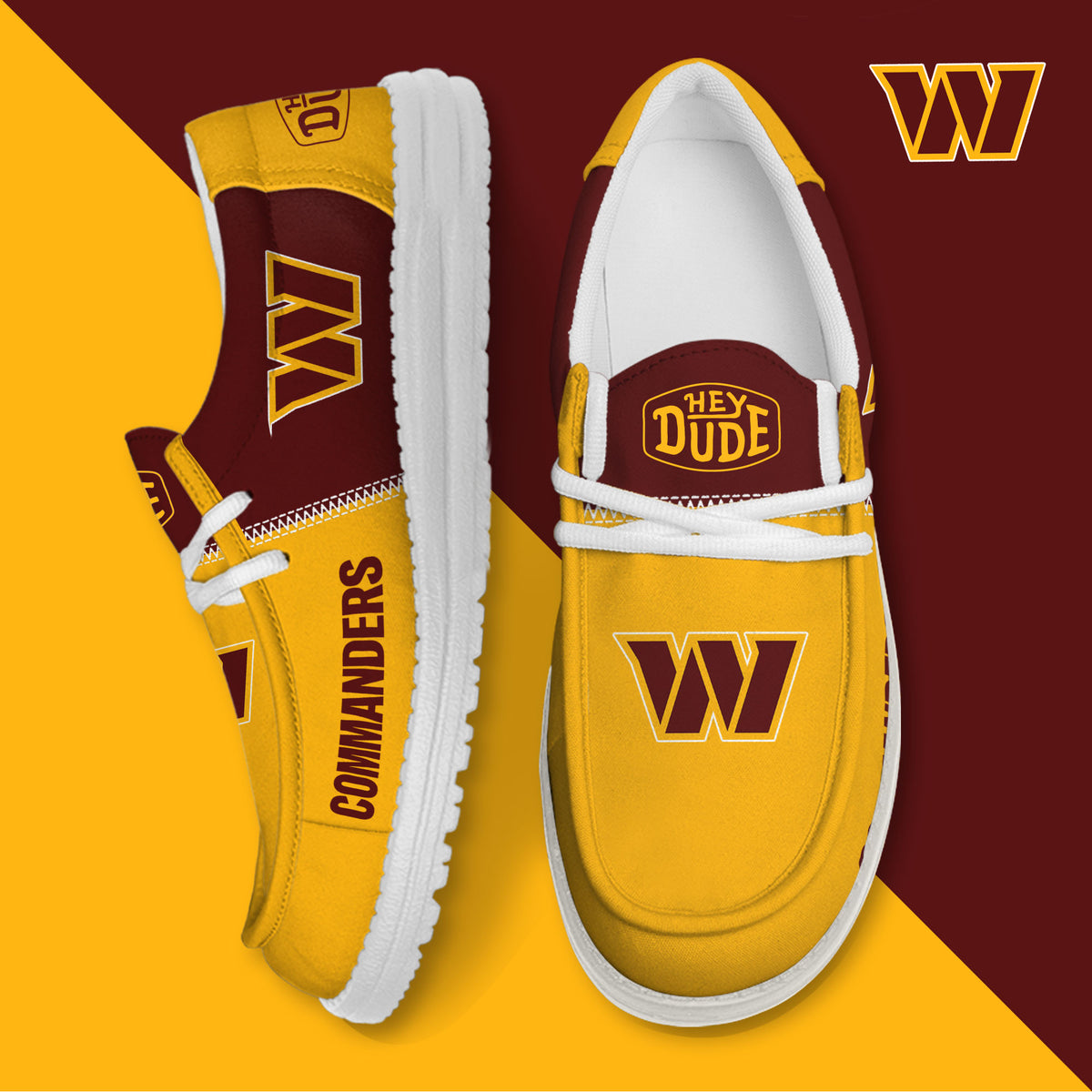 Washington Commanders Lace Up Loafers 2026