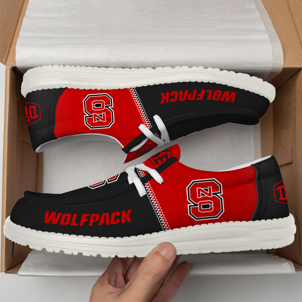 NC State Wolfpack Lace Up Loafers 2026