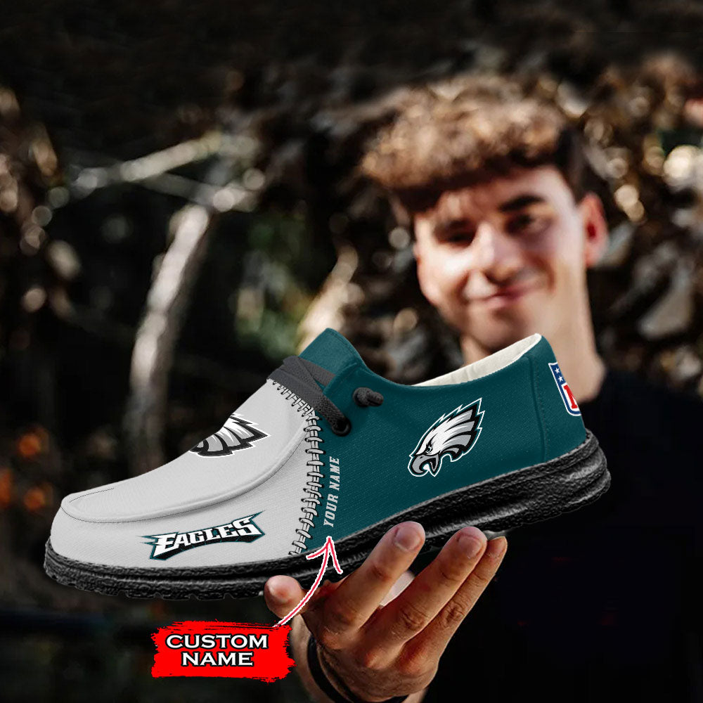 Philadelphia Eagles Lace Up Loafers 2026