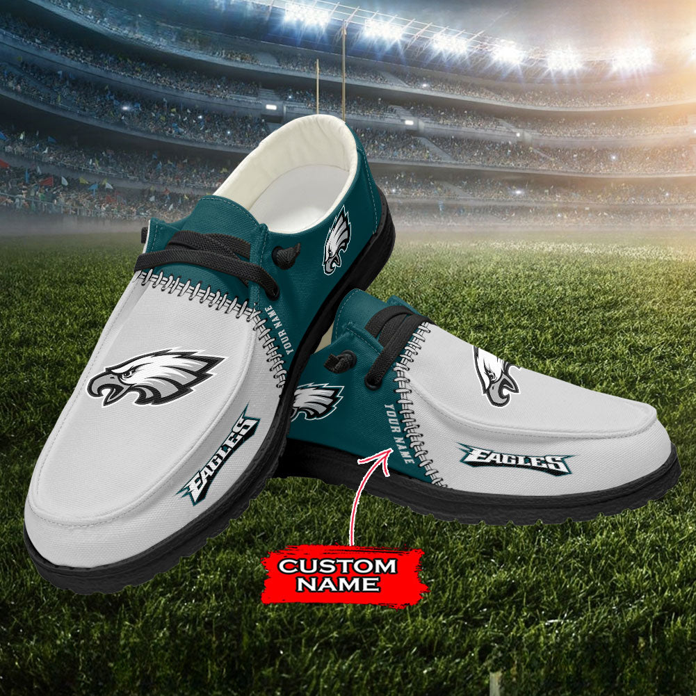 Philadelphia Eagles Lace Up Loafers 2026