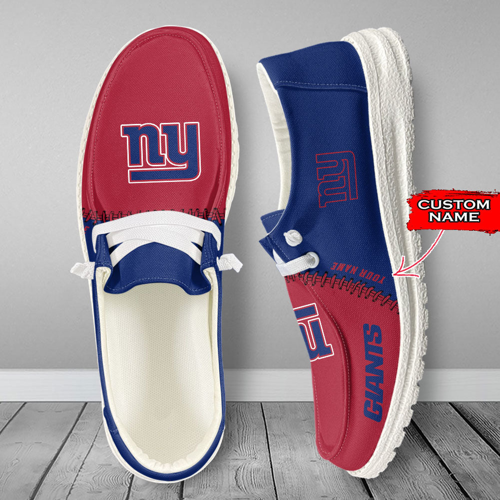 New York Giants Lace Up Loafers 2026