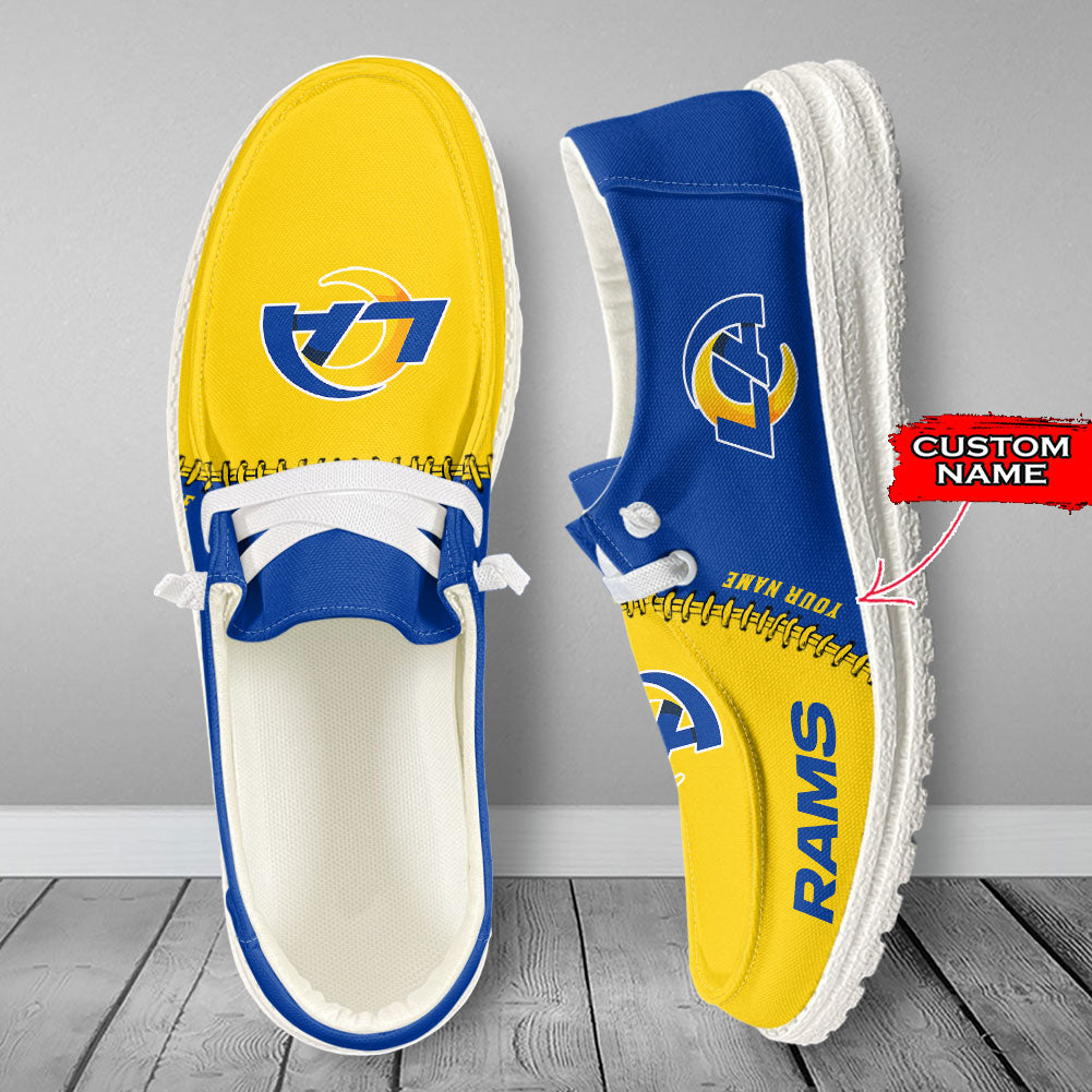Los Angeles Rams Lace Up Loafers 2026