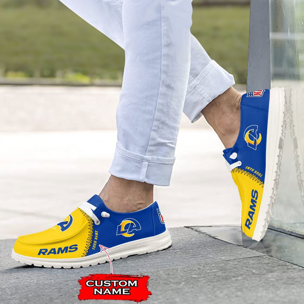 Los Angeles Rams Lace Up Loafers 2026