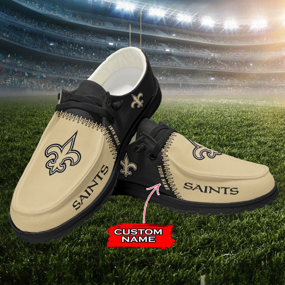 New Orleans Saints Lace Up Loafers 2026