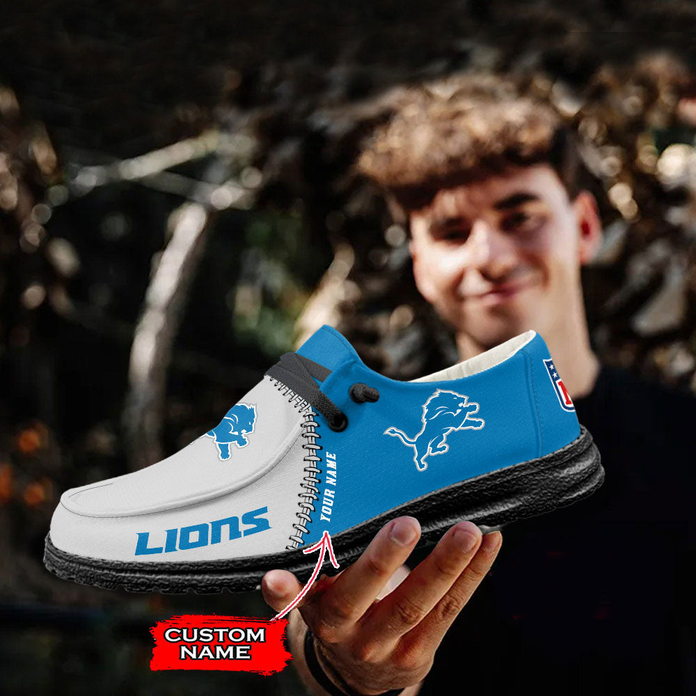 Detroit Lions Lace Up Loafers 2026
