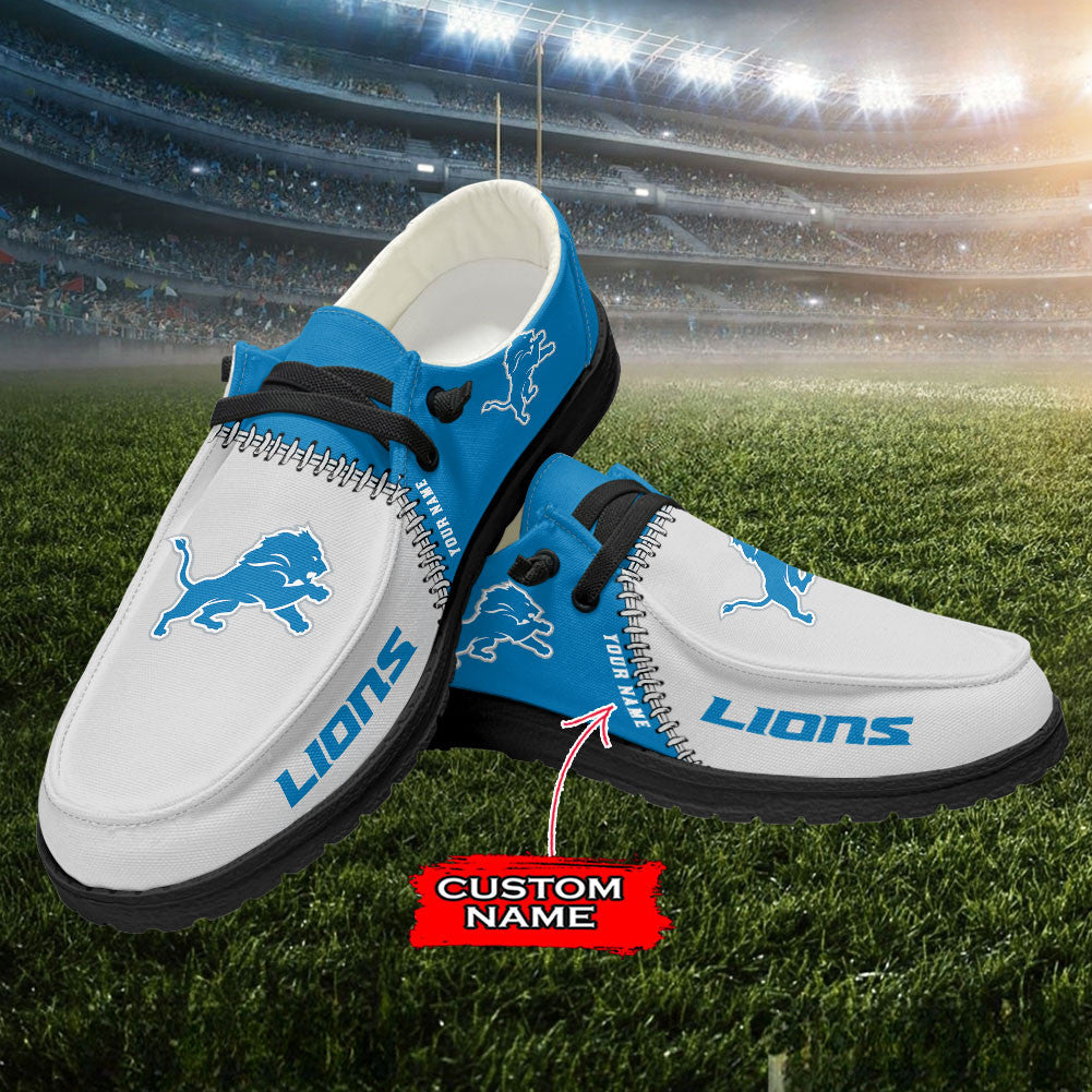 Detroit Lions Lace Up Loafers 2026