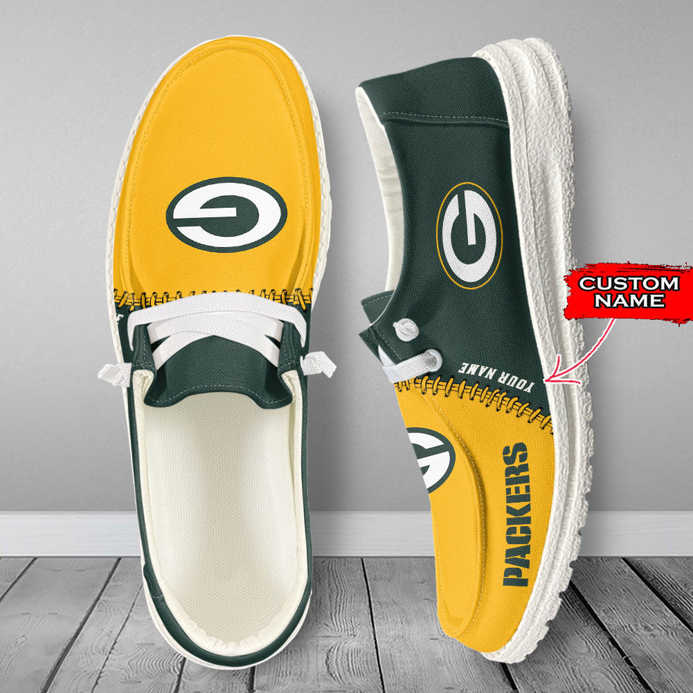 Green Bay Packers Lace Up Loafers 2026