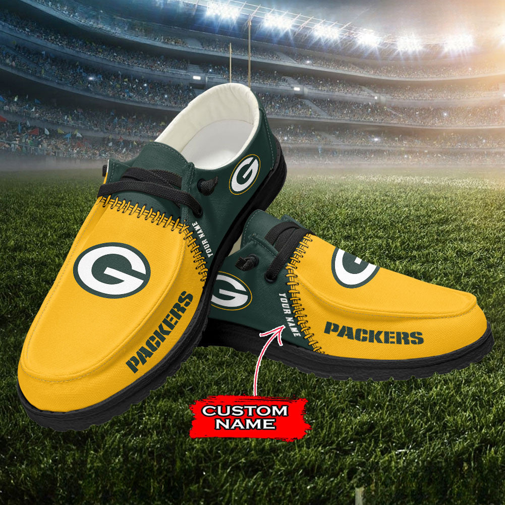Green Bay Packers Lace Up Loafers 2026