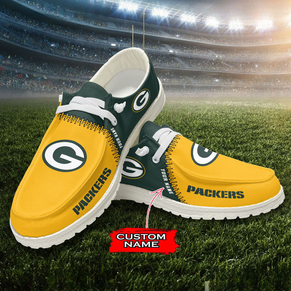 Green Bay Packers Lace Up Loafers 2026