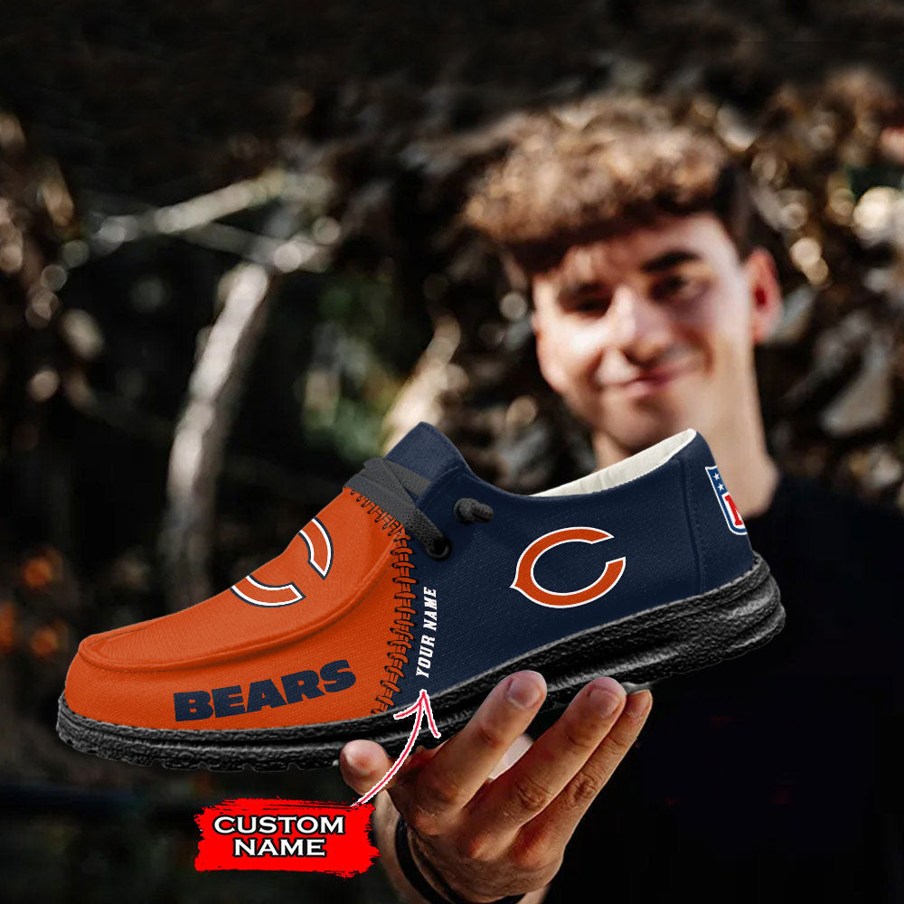 Chicago Bears Lace Up Loafers 2026