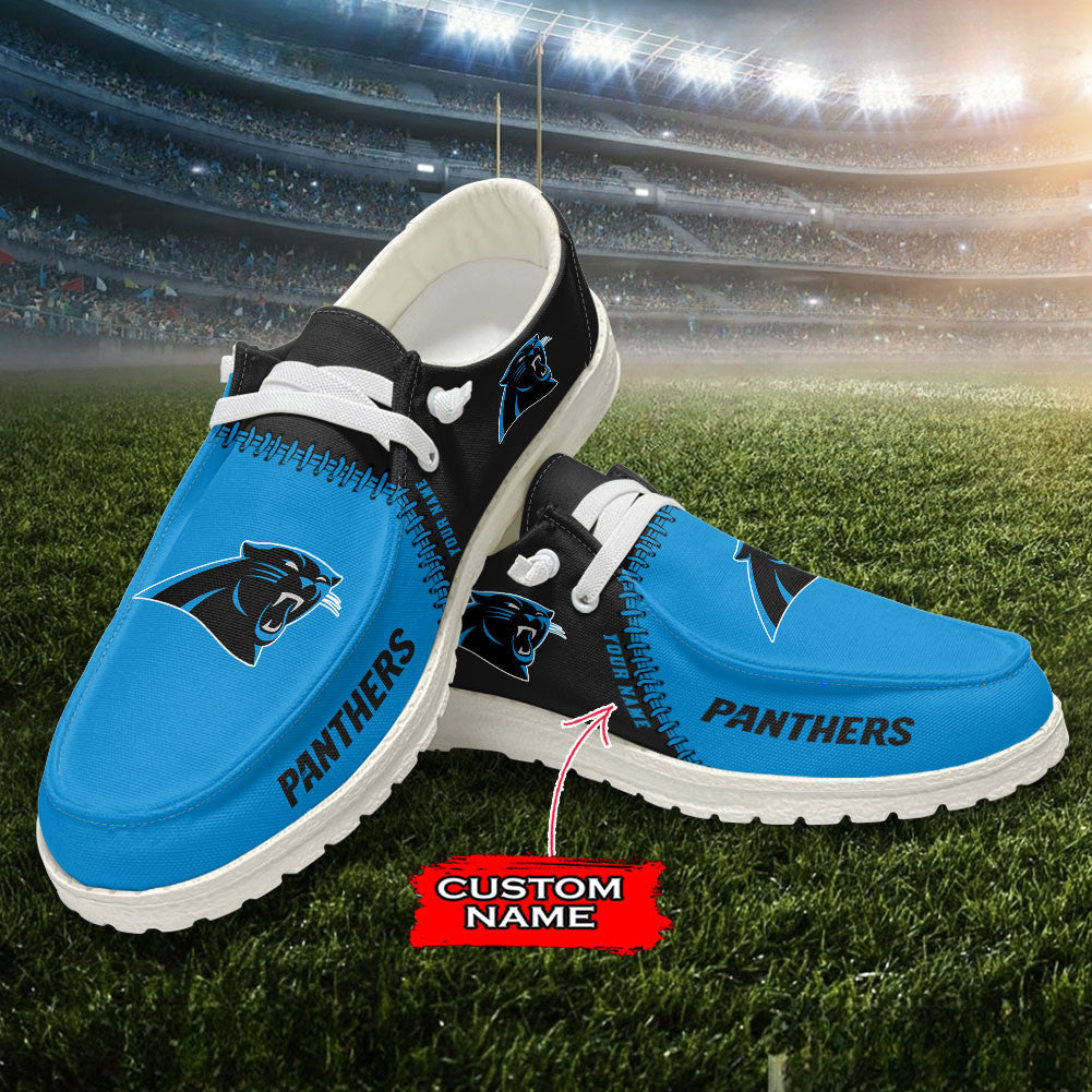 Carolina Panthers Lace Up Loafers 2026
