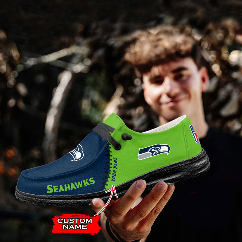 Seattle Seahawks Lace Up Loafers 2026