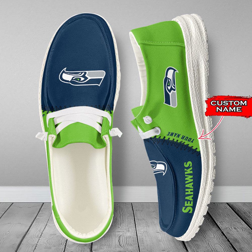 Seattle Seahawks Lace Up Loafers 2026