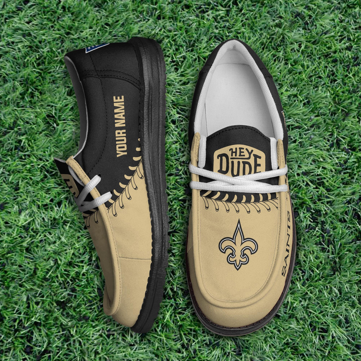 New Orleans Saints Lace Up Loafers 2026