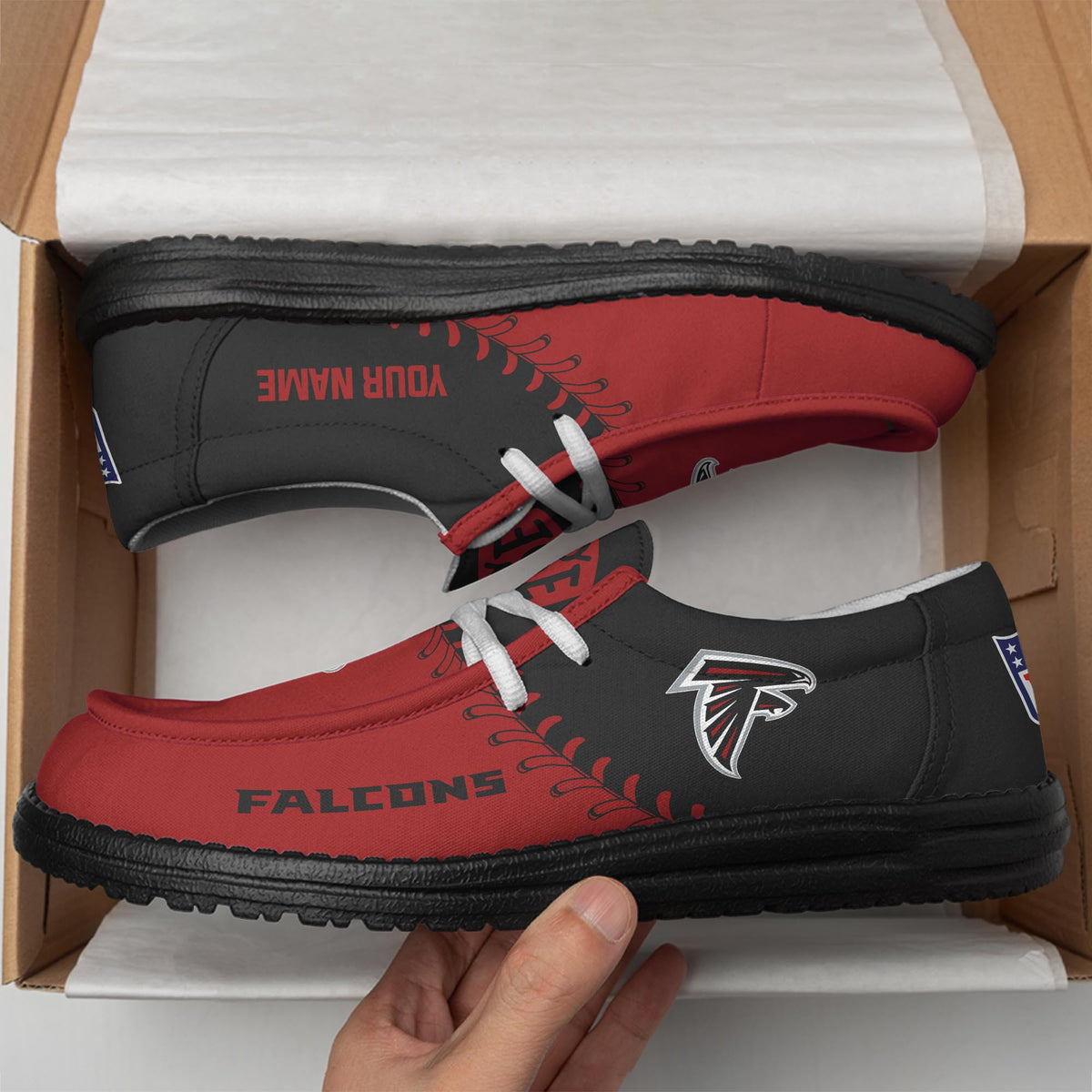 Atlanta Falcons Lace Up Loafers 2026