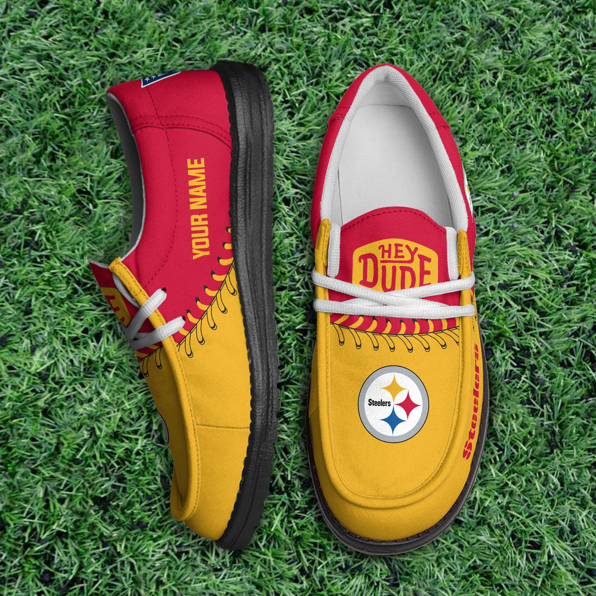 Pittsburgh Steelers Lace Up Loafers 2026