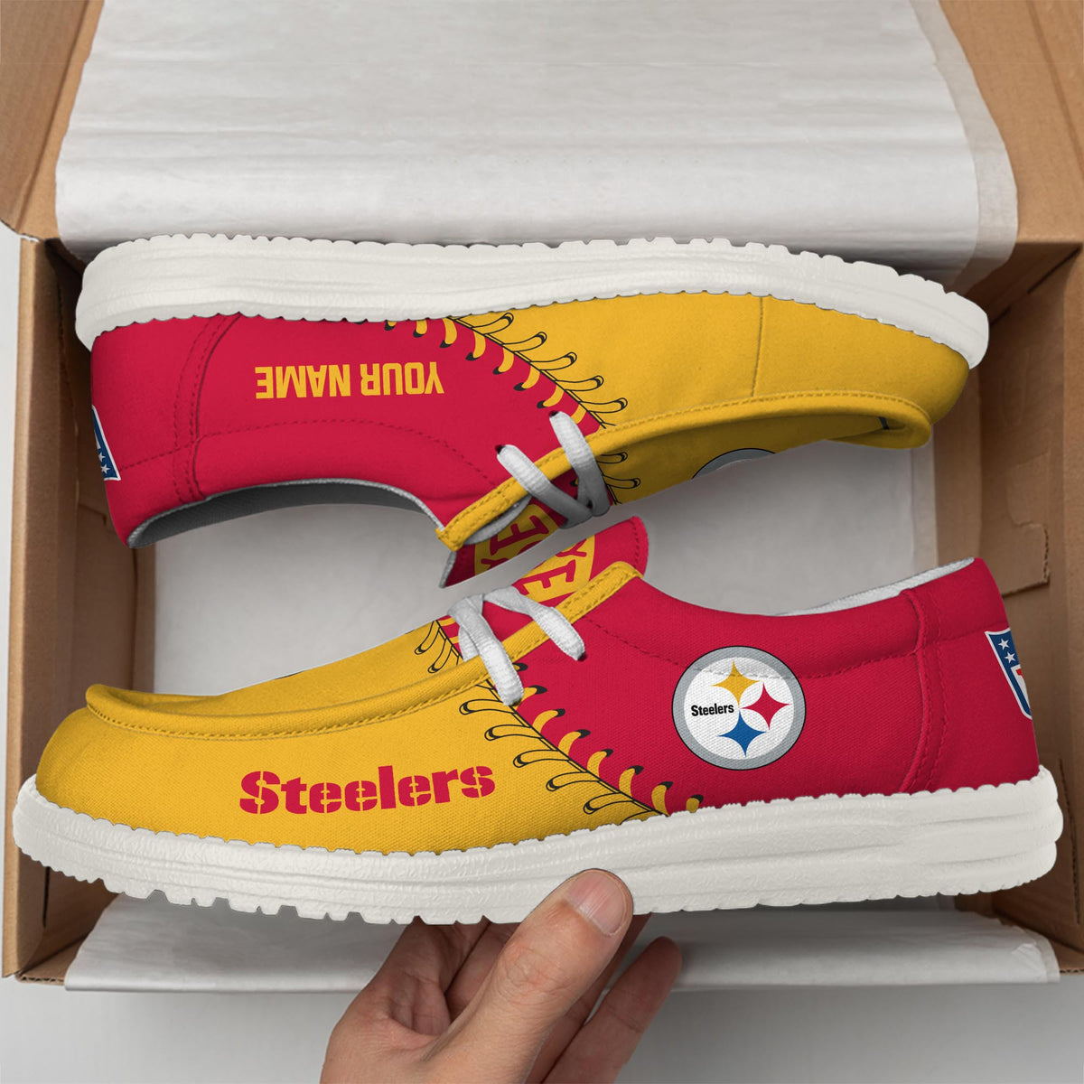 Pittsburgh Steelers Lace Up Loafers 2026