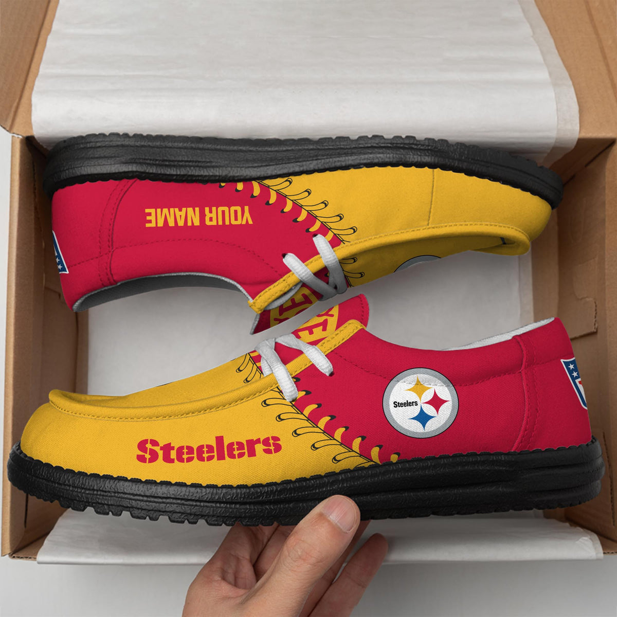 Pittsburgh Steelers Lace Up Loafers 2026