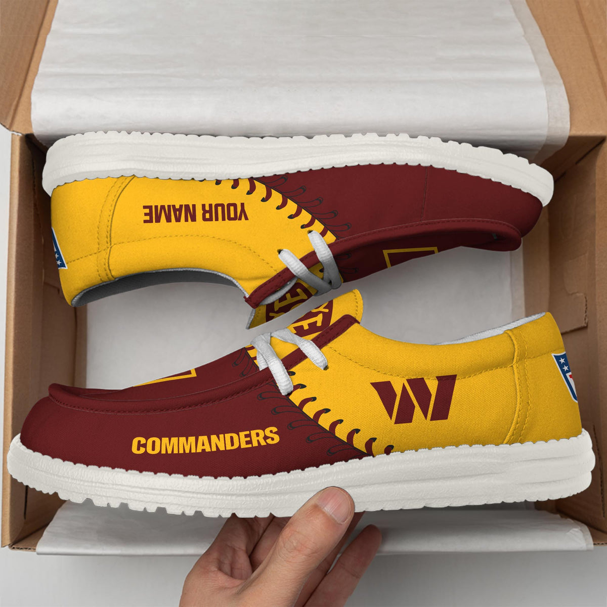 Washington Commanders Lace Up Loafers 2026