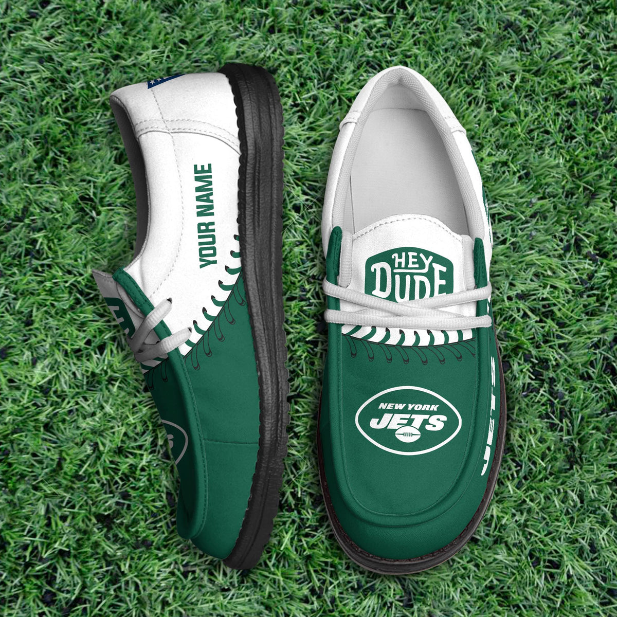 New York Jets Lace Up Loafers 2026