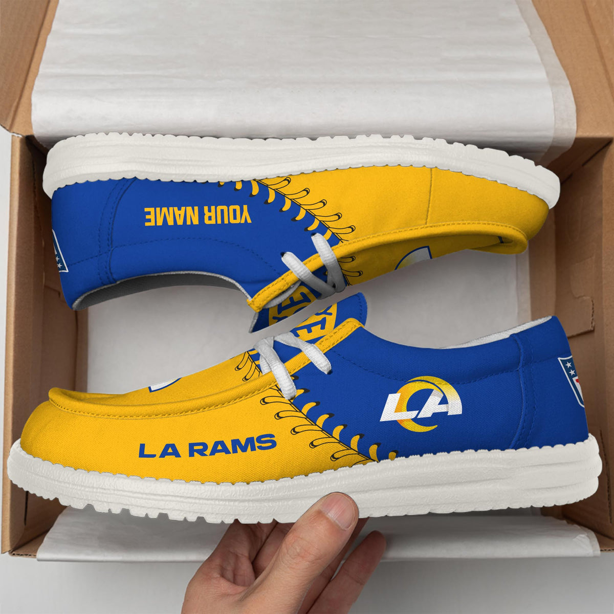 Los Angeles Rams Lace Up Loafers 2026