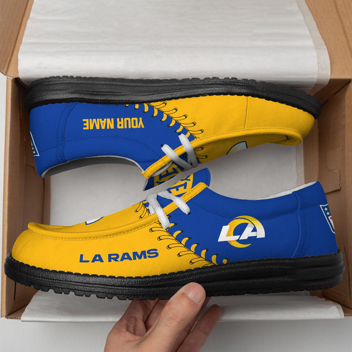 Los Angeles Rams Lace Up Loafers 2026