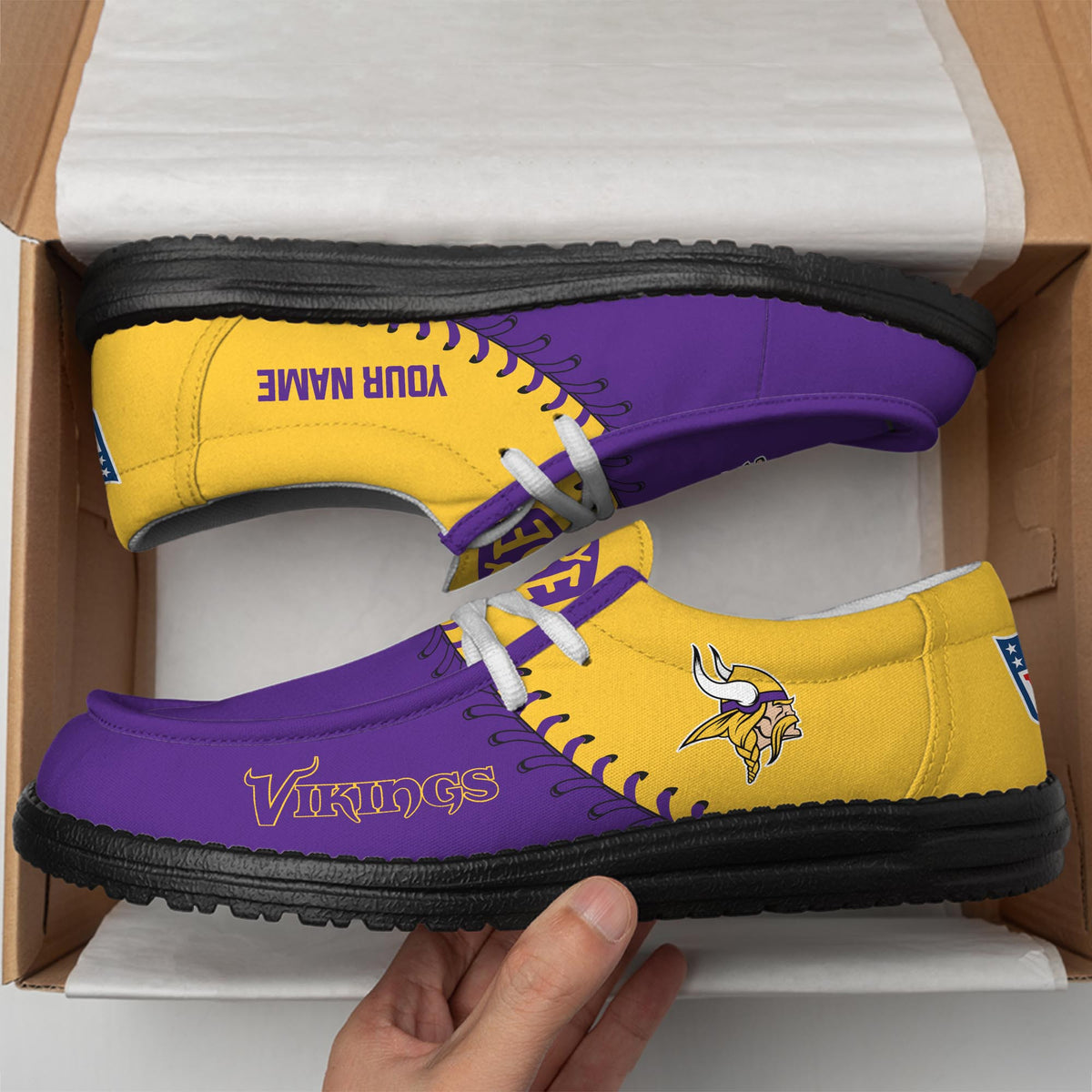 Minnesota Vikings Lace Up Loafers 2026