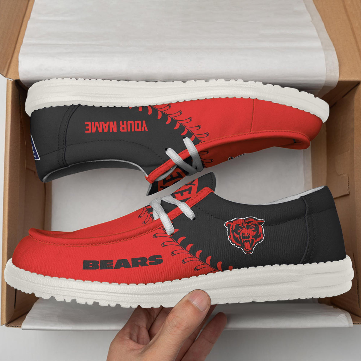 Chicago Bears Lace Up Loafers 2026