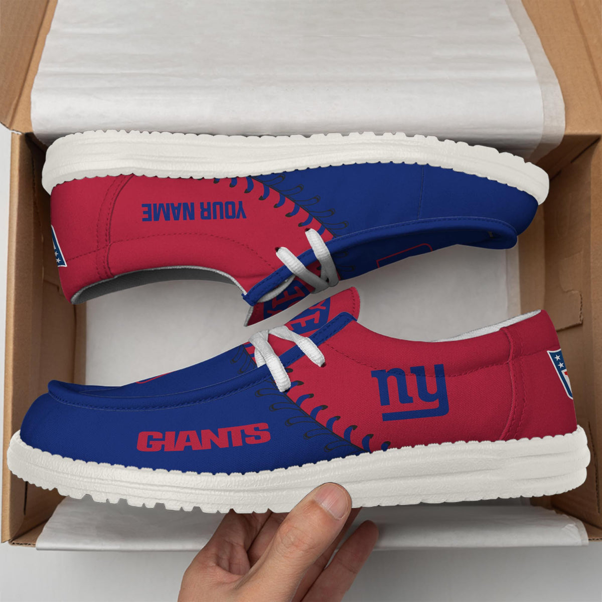 New York Giants Lace Up Loafers 2026