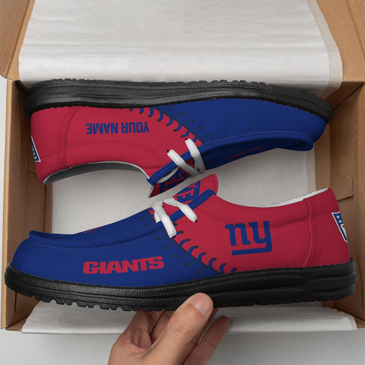 New York Giants Lace Up Loafers 2026