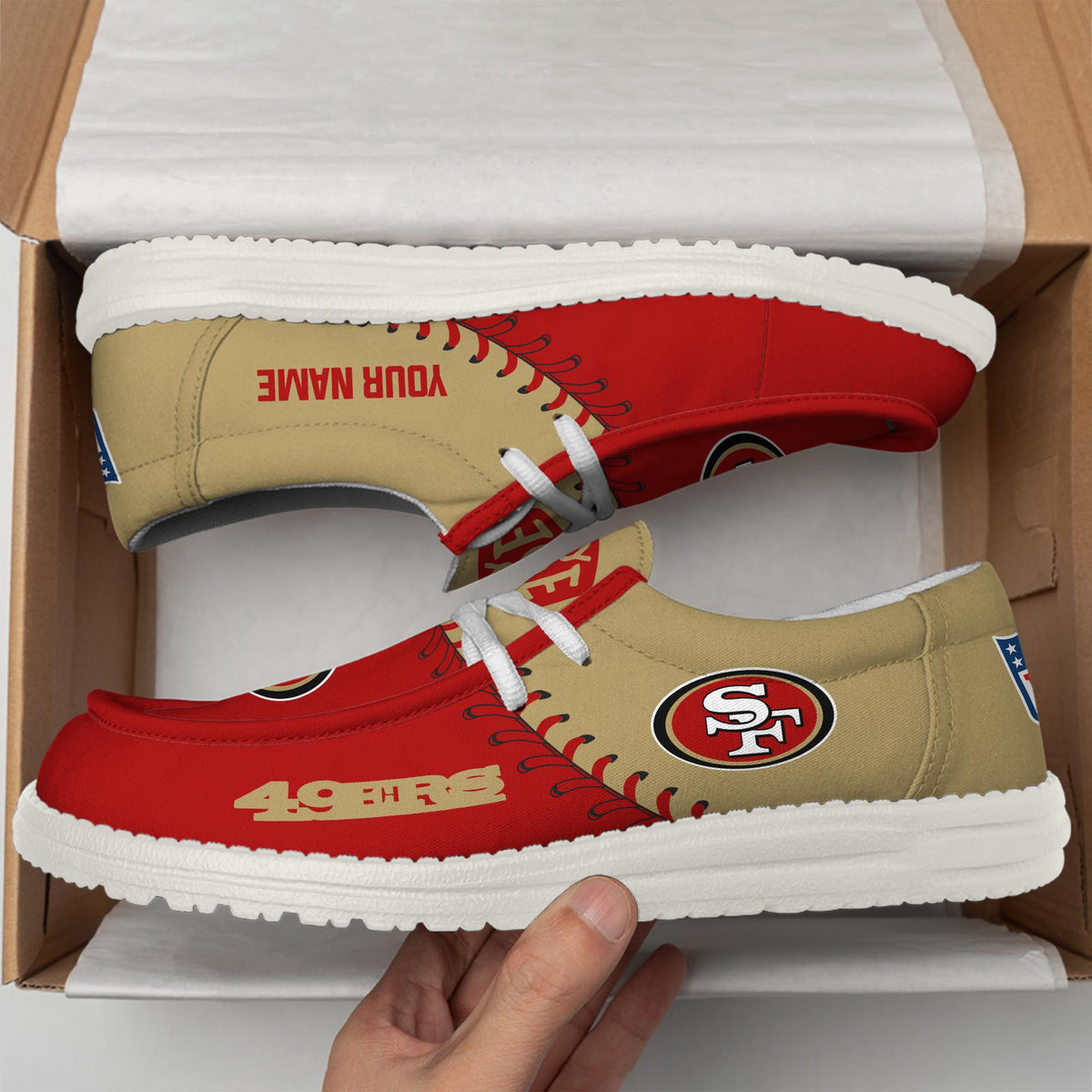 San Francisco 49ers Lace Up Loafers 2026